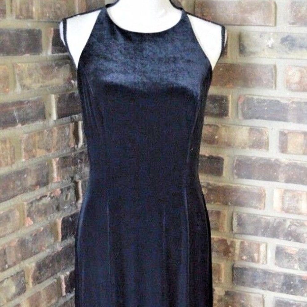 Alex Evenings Velvet Maxi Evening Gown Dress